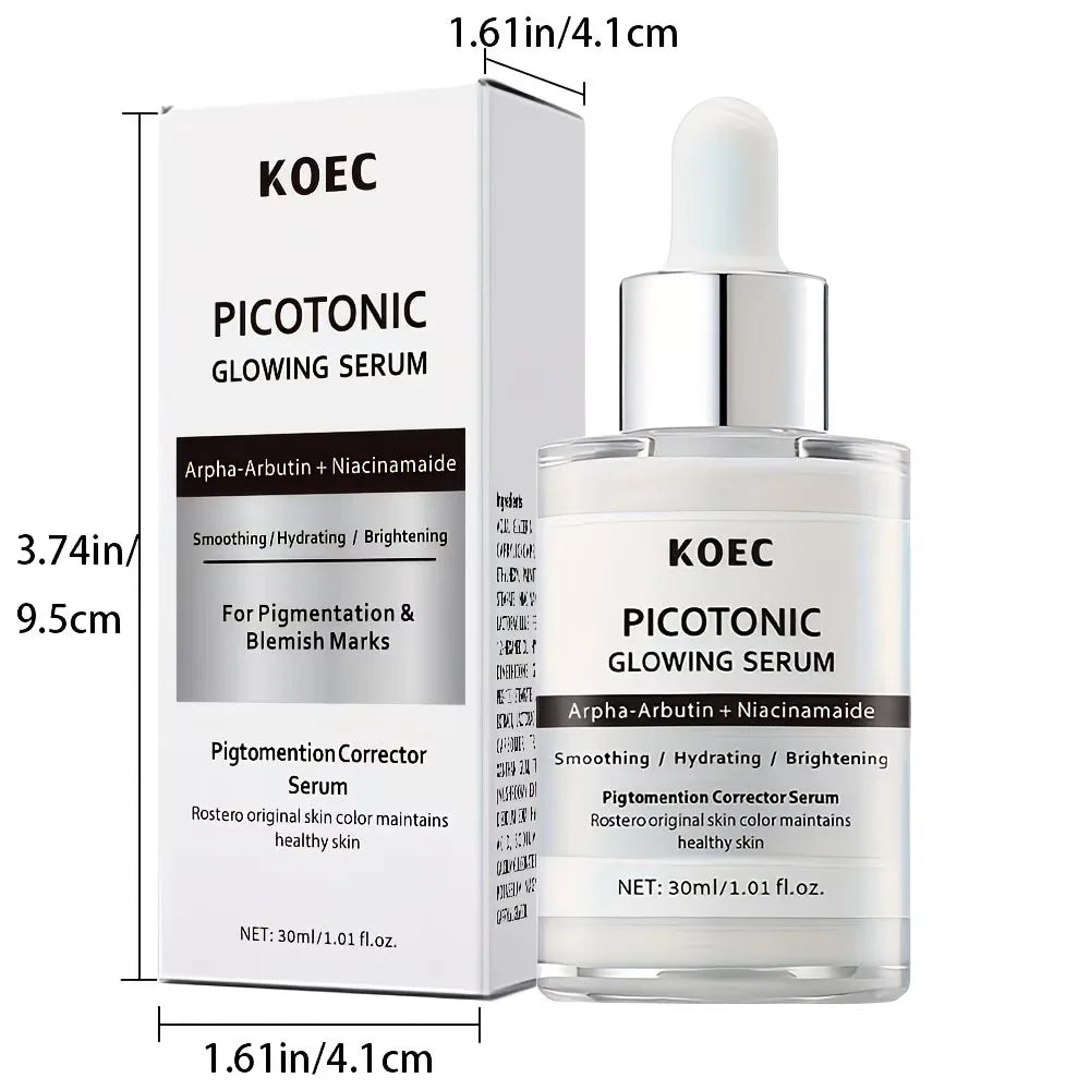 2-in-1 Brightening Correcting Serum Duo with Alpha Arbutin Niacinamide Hydrating Glow Skin Care for Dark Spots Sensitive Skin