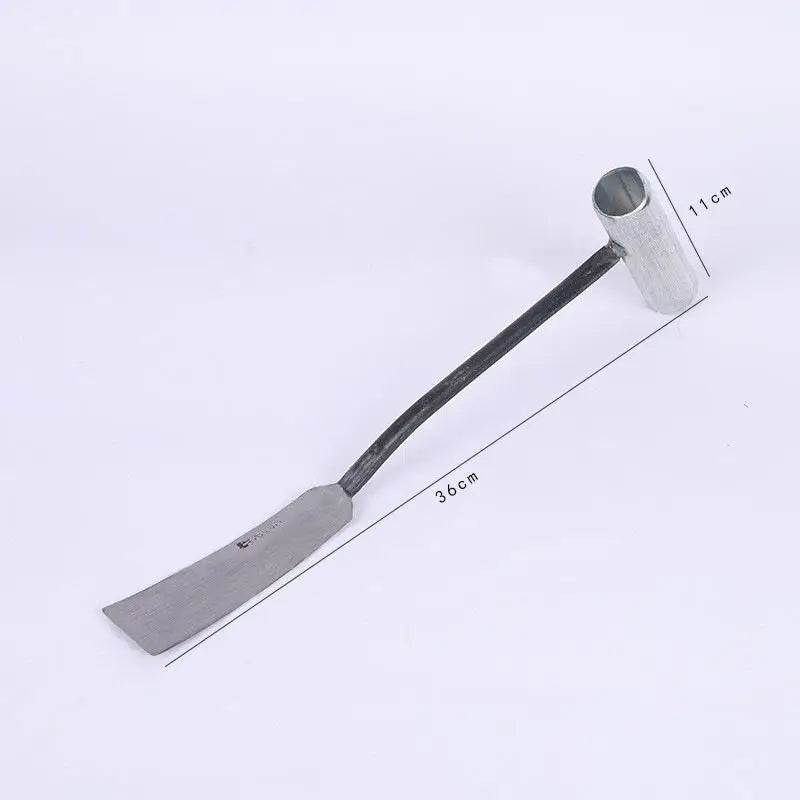 New Garlic Digging Shovel Agricultural Stainless Steel Flower Shovel Gardening Weeding Dig Wild Herbs 3-Point Shovel Garden Tool