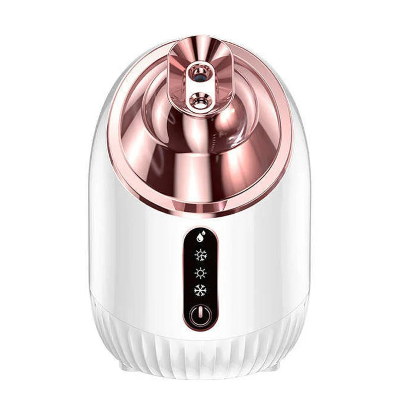 Face Steamer Nano Mist Sprayer Hot Warm Cool Nebulizer Facial Sauna Humidifier Small Hydrating Open Pore Cleaning Face Care