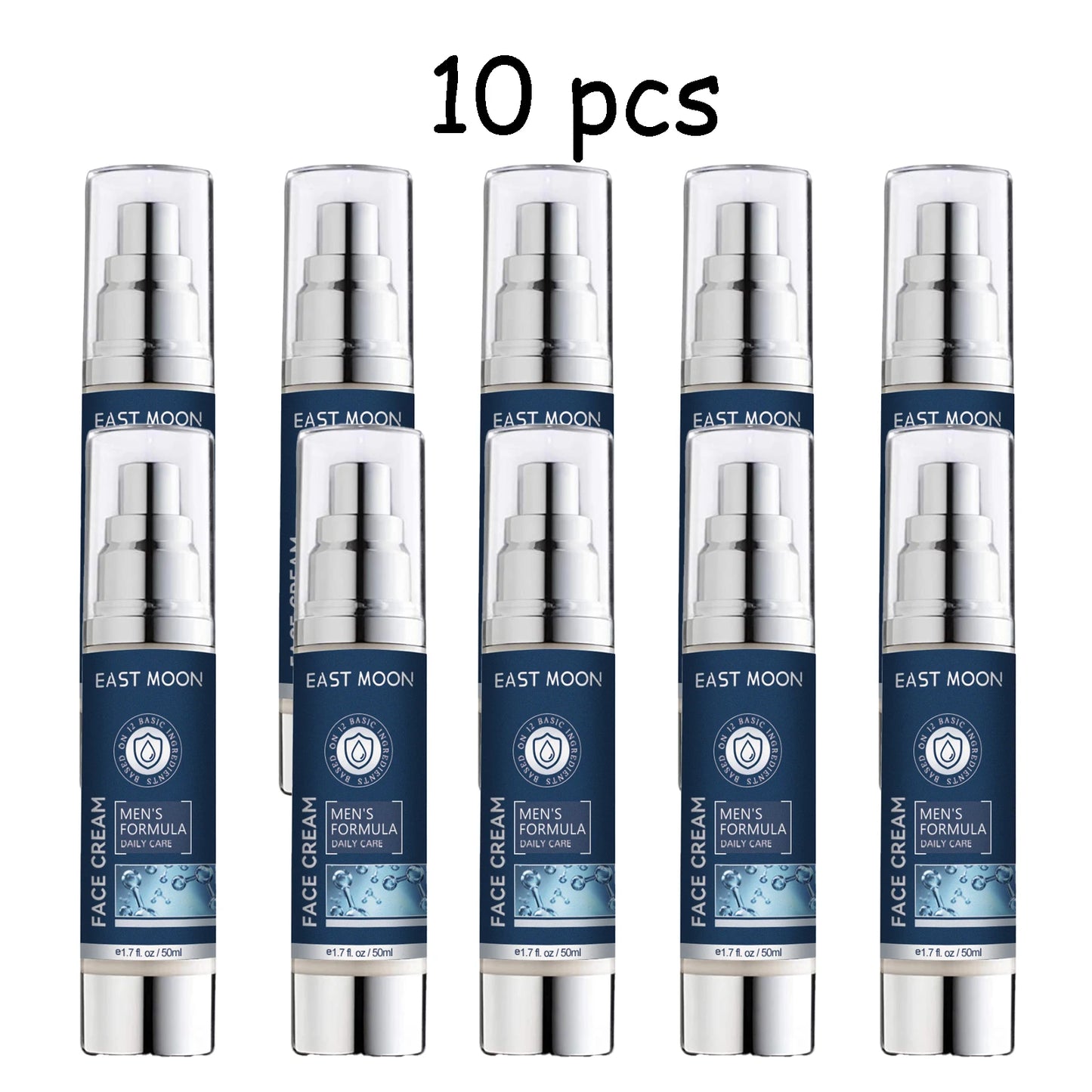 50ml 6 in 1 Men Face Cream Moisturizing Anti-aging Fade Fine Lines Reduce Dark Circles Smoothing Non-greasy Face Cream for Men
