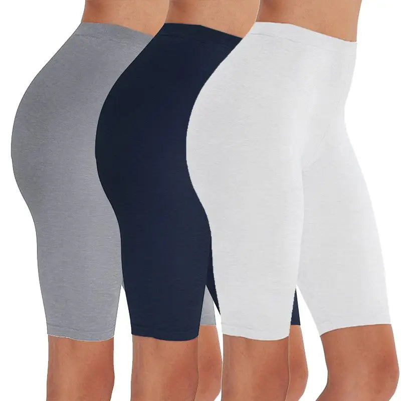 2pcs/3pcs Pack Eco-Friendly Viscose Spandex Legging Shorts For Woman Fitness Active Wear Very Soft Comfortable M30181