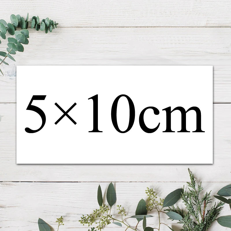 Custom Rectangle Stickers for Weddings, Birthdays, & Events