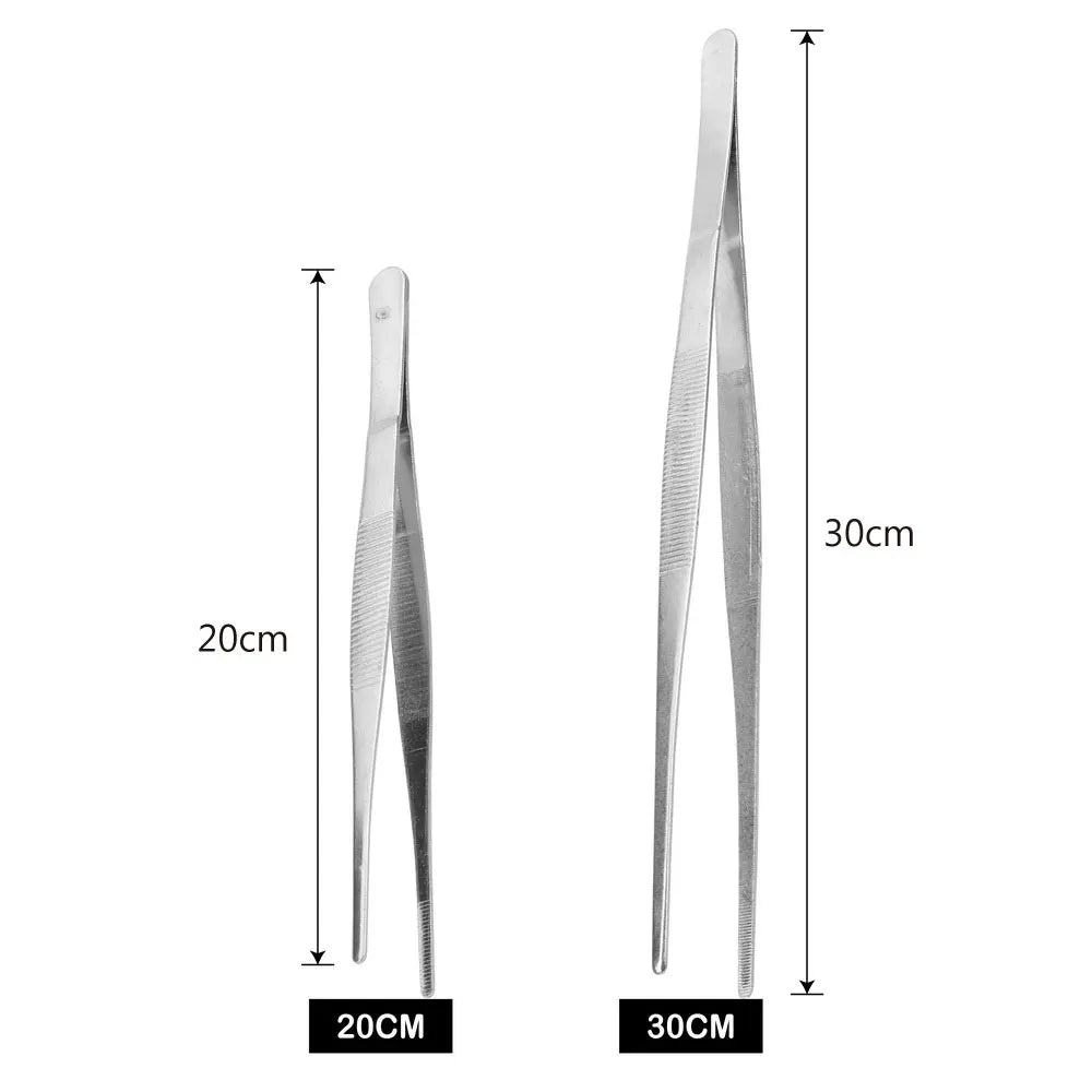 Stainless Steel BBQ Food Tong & Tweezer - 20cm/30cm - photo 6