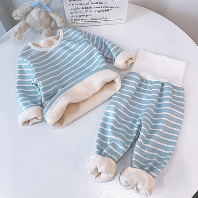 Kids High-Waist Thermal Underwear Set - Warm Winter Layers - photo 10