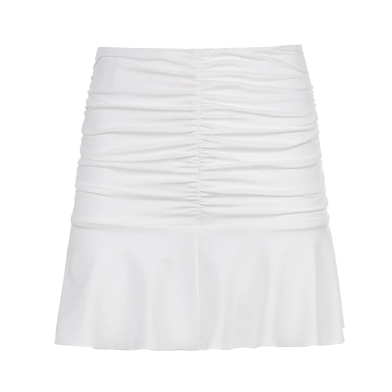 Summer Y2K White Halter Top Women Cami Backless Sexy Summer Crop Tops Sleeveless Camisole Lacing Cropped Female Tops Streetwea