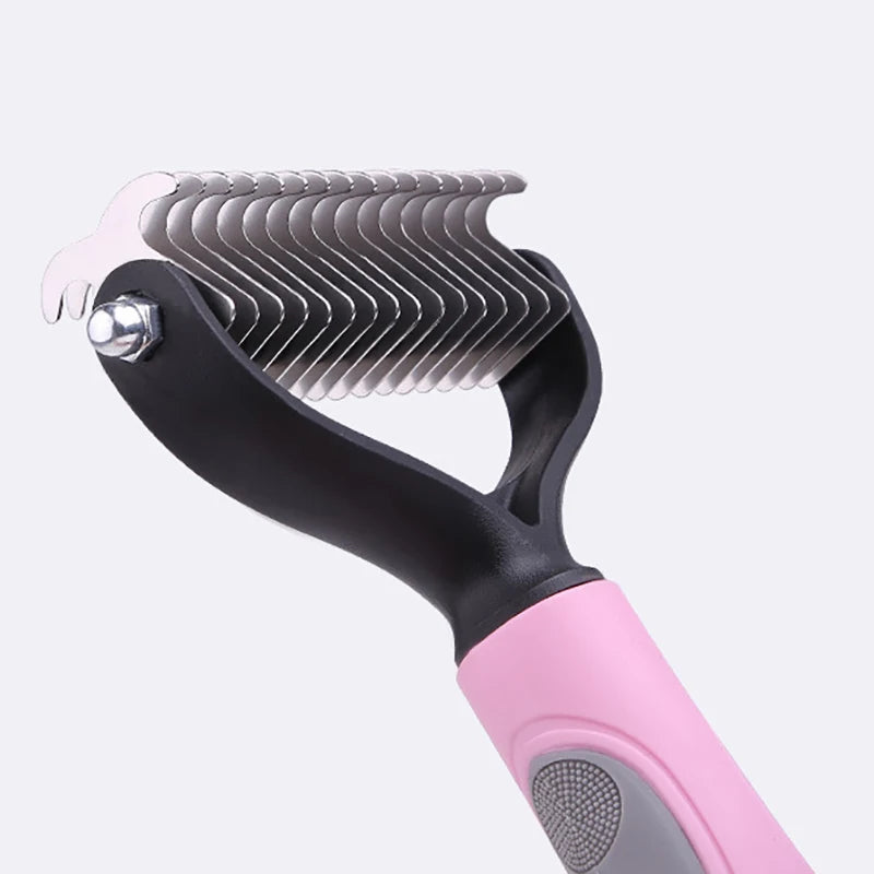 Double-Sided Dog Dematting Comb - Mat & Tangle Removal Tool - photo 7