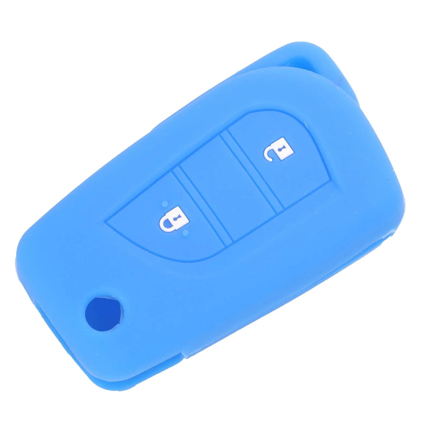 jingyuqin 2B Remote Key Silicone Cover Case For Toyota Yaris Camry Corolla Prado REIZ Crown RAV4 Hilux Folding Flid