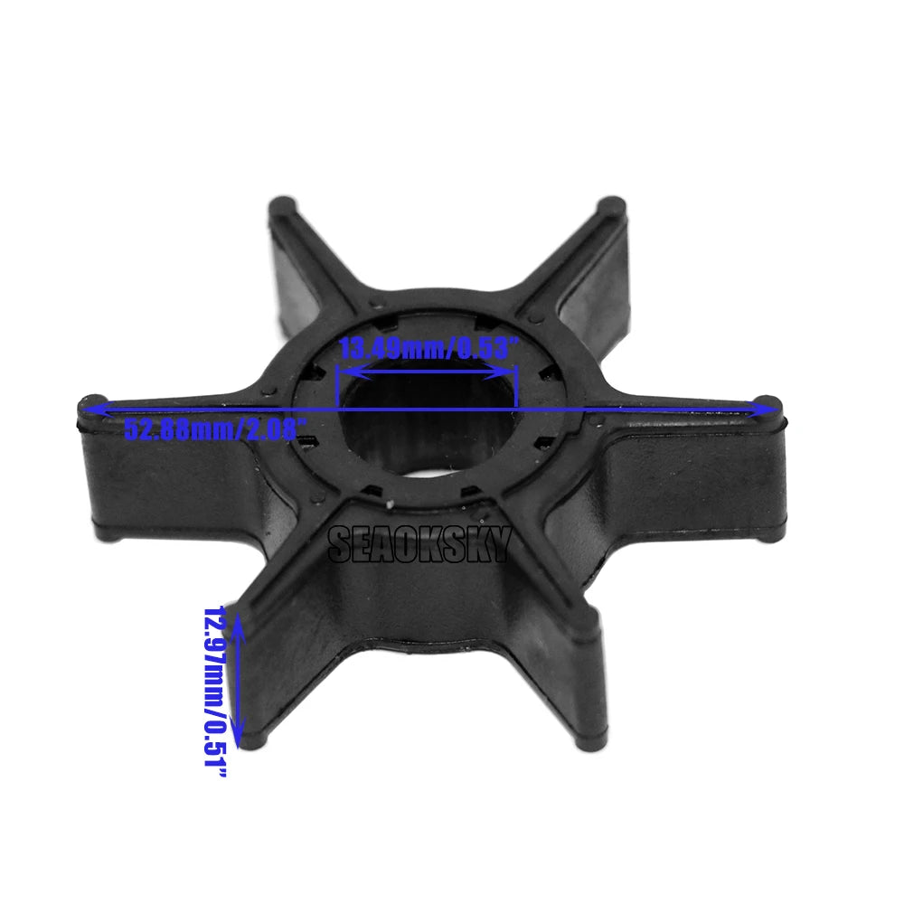 Water pump impeller 63V-44352-01-00 63V-44352-01 for Yamaha 9.9HP 15HP 20HP Boat Motor