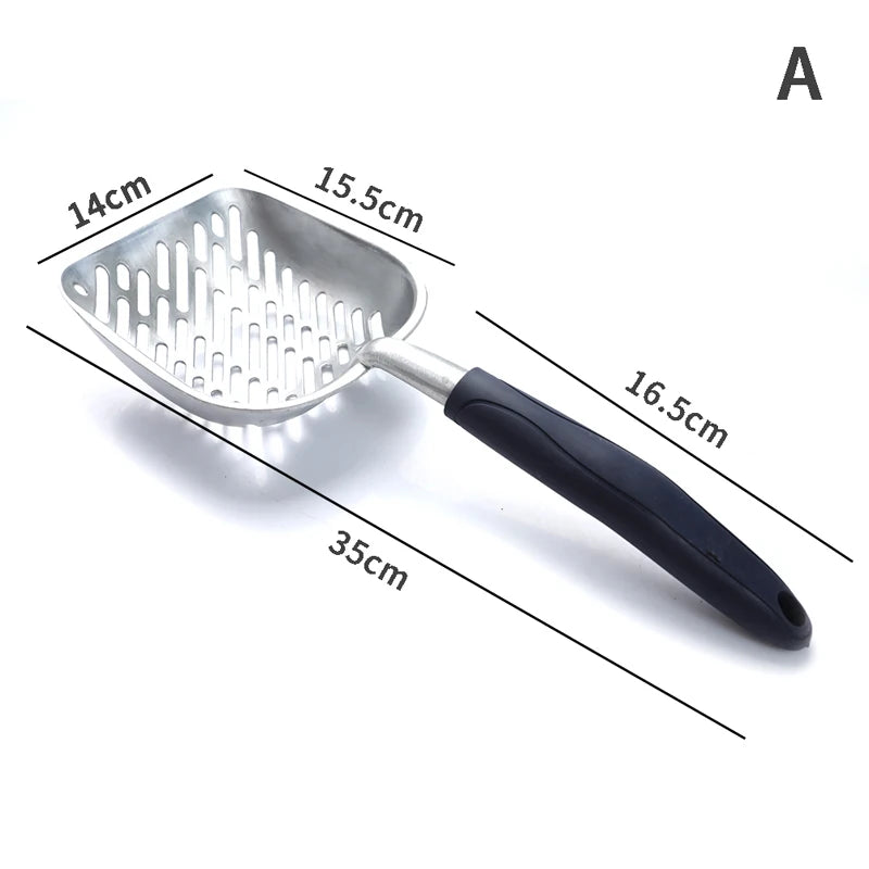 Long-Handle Metal Litter Scoop with Deep Shovel Head – photo 8