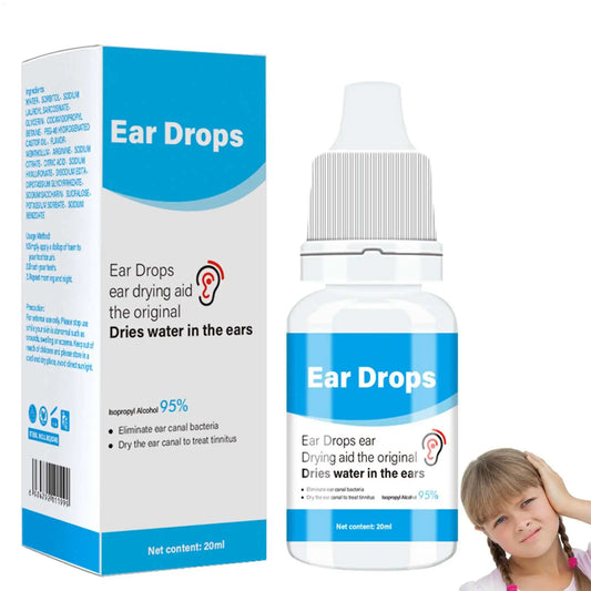 Organic Ear Wax Removal Drops - Gentle & Natural Ear Cleaner