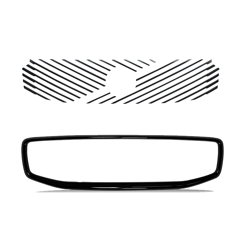 Volvo XC60 XC90 S90 2026 Grille Modification Upgrade – ABS Bright Black Double-Sided Adhesive Install