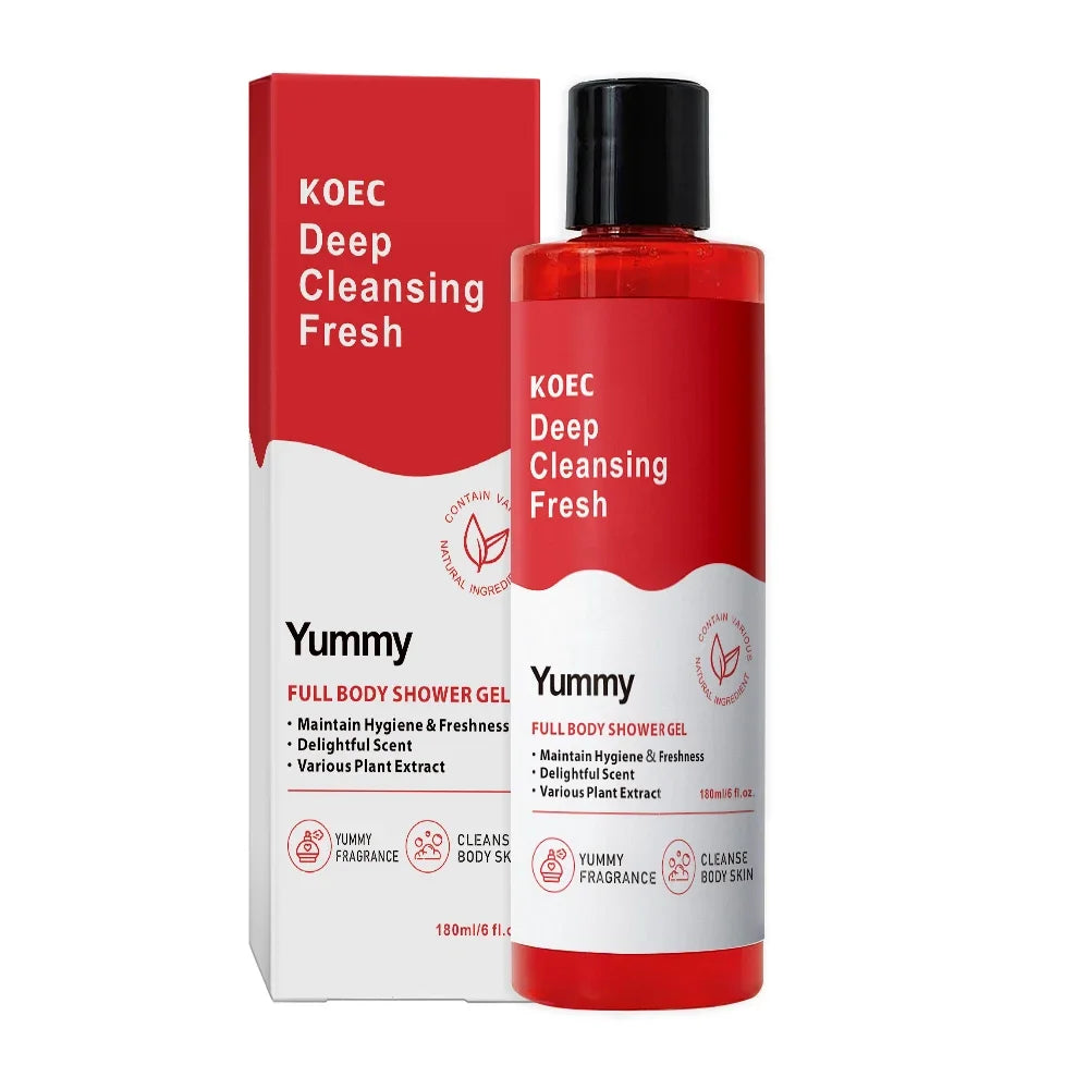 Gentle Cleansing Moisturizing Shower Gel Feminine Hygiene Skin Shower Set Long-lasting Floar Scent Shower Gel & Serum Oil