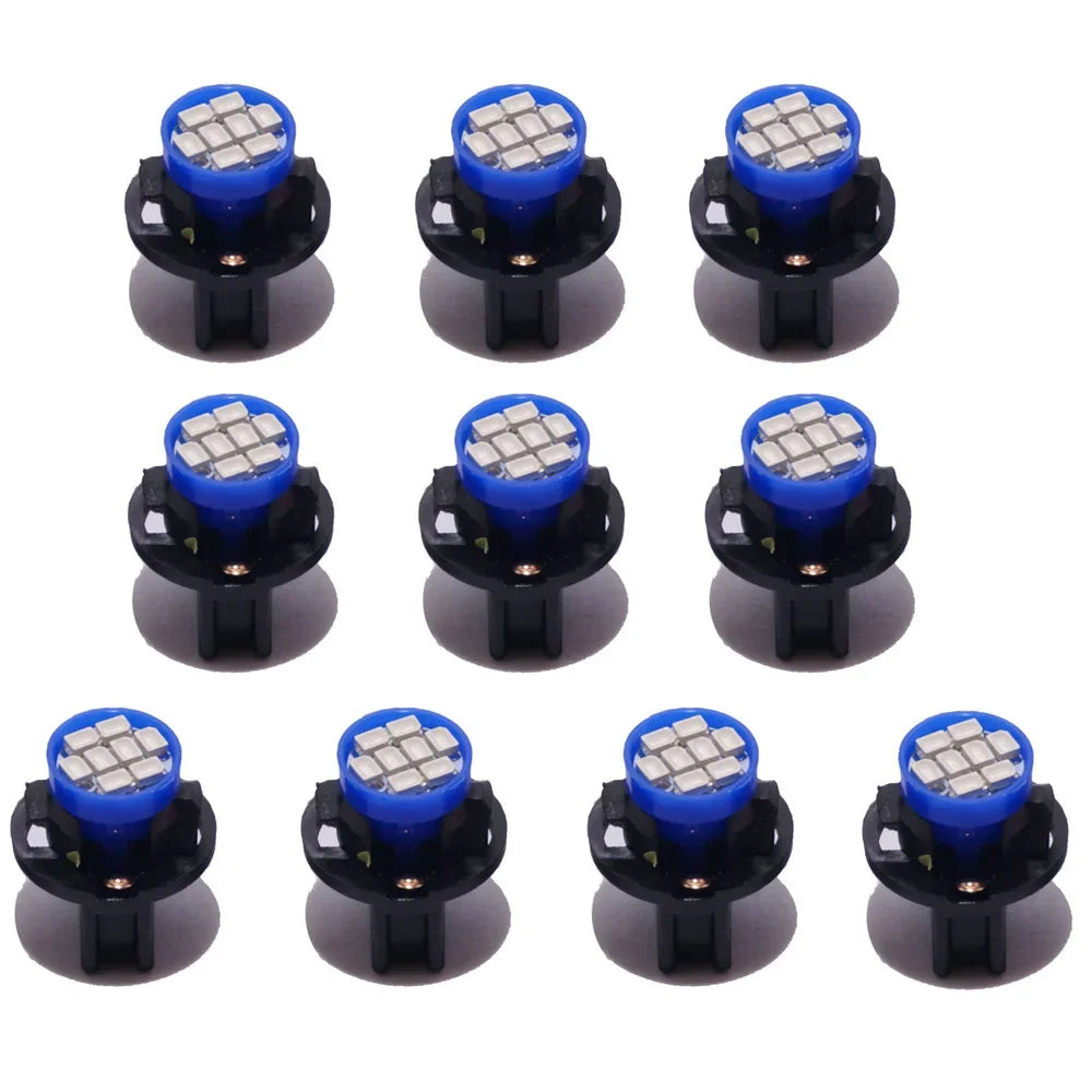 T10 W5W LED Dashboard & Gauge Cluster Bulbs (10-Pack)