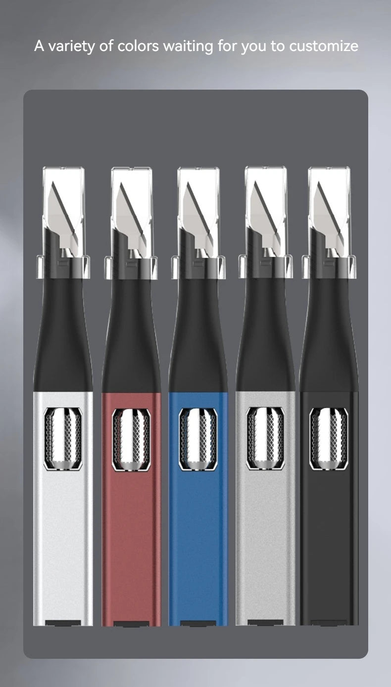DIY Pen Carving Knife | Comes with 5 Interchangeable Horseshoe Art Blades