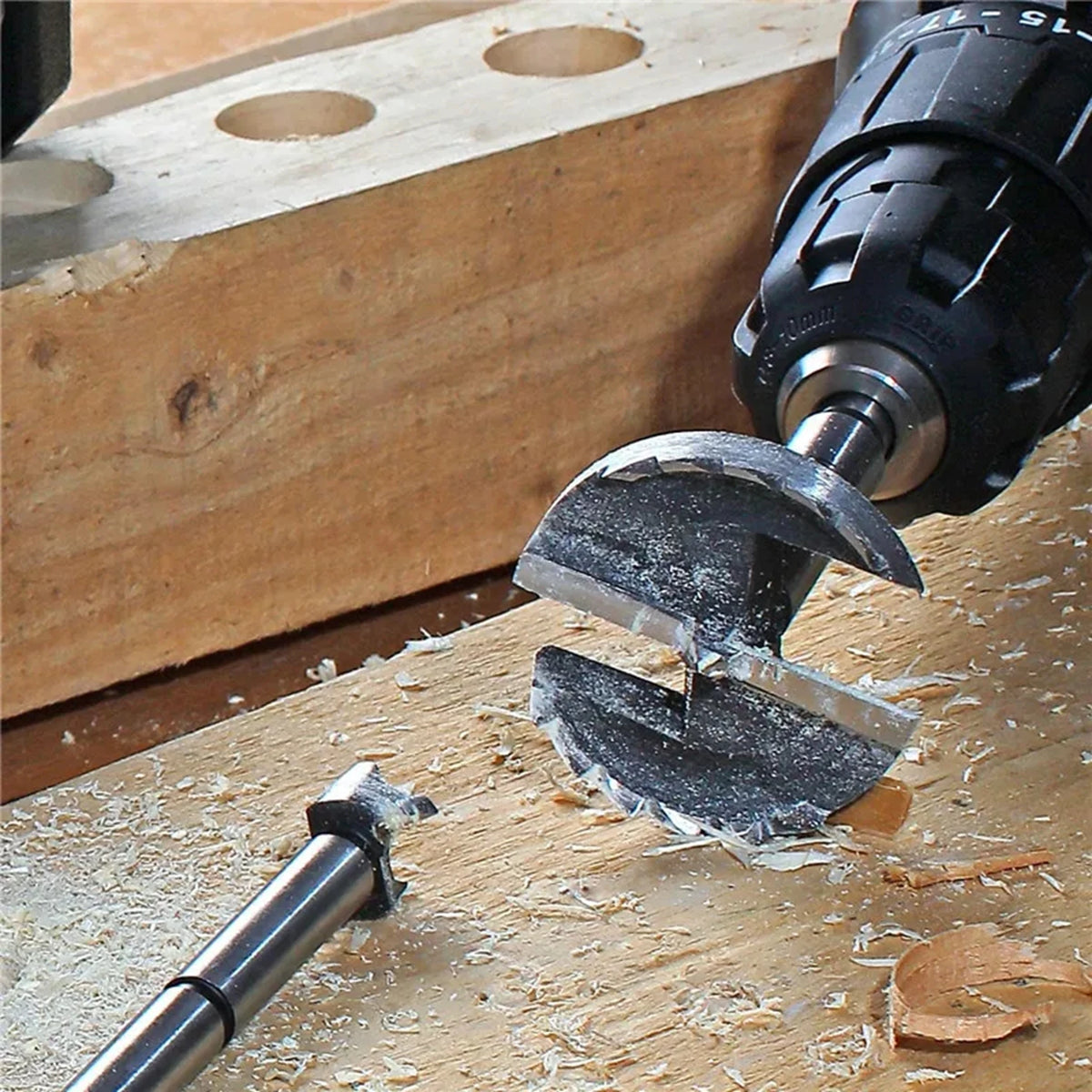 Forstner Drill Bit Set 6-100mm, Hinge Boring Wood Hole Cutter
