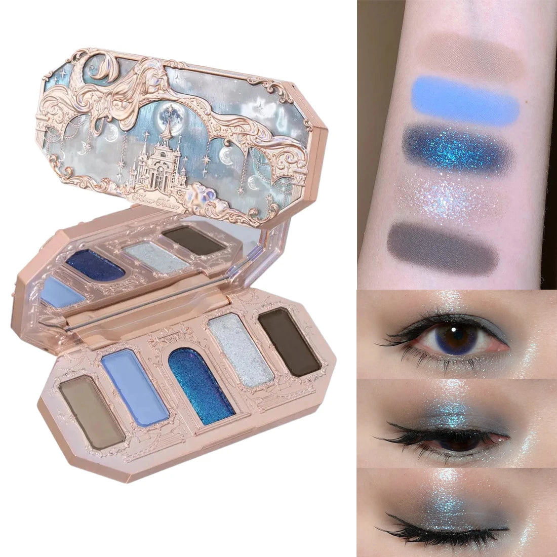 Flower Knows 2026 Bunny Garden Makeup Palette Cute Rabbit Themed Eyeshadow Blush Highlight All In One Cosmetic Collection