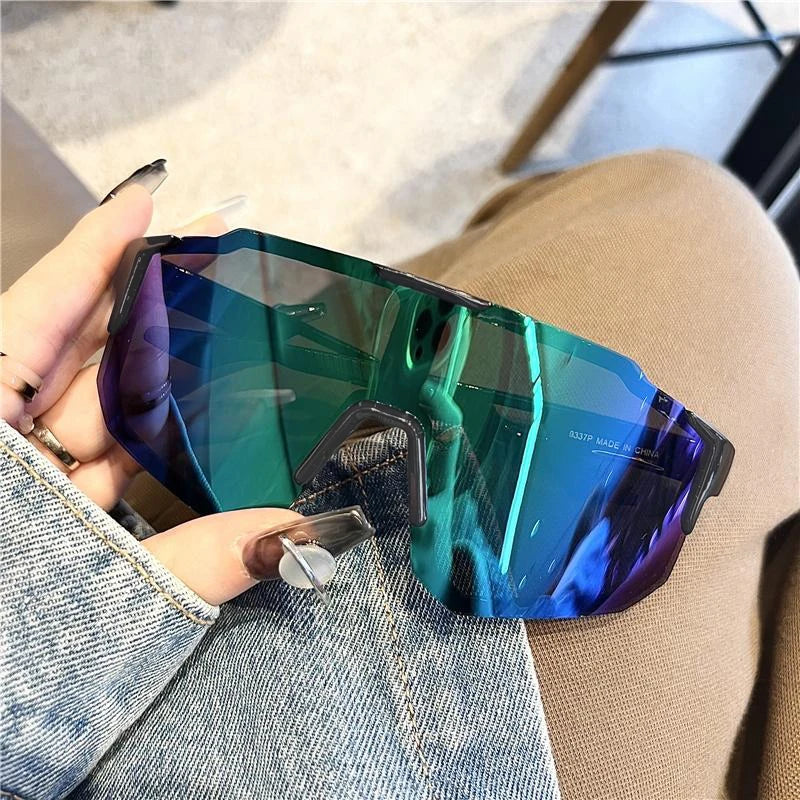 Cycling Sunglasses — Large Frame UV400 Windproof Sport Shades