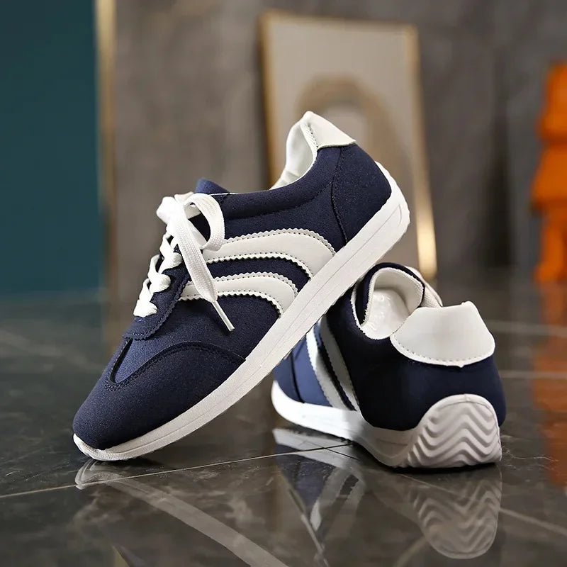 All-Match Sport Sneakers for Women — Lightweight Flat Running Shoes, Plus Size