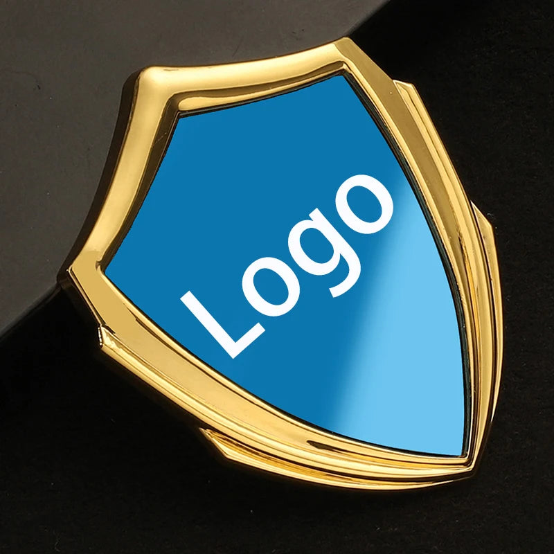 Car Decoration Stickers Stainless Steel Stickers Car logo replacement sticker trunk decoration sticker Customized LOGO