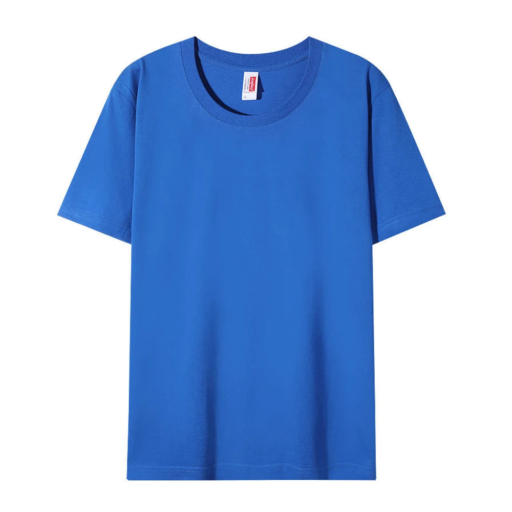 Men's plain cotton t-shirt - view 13