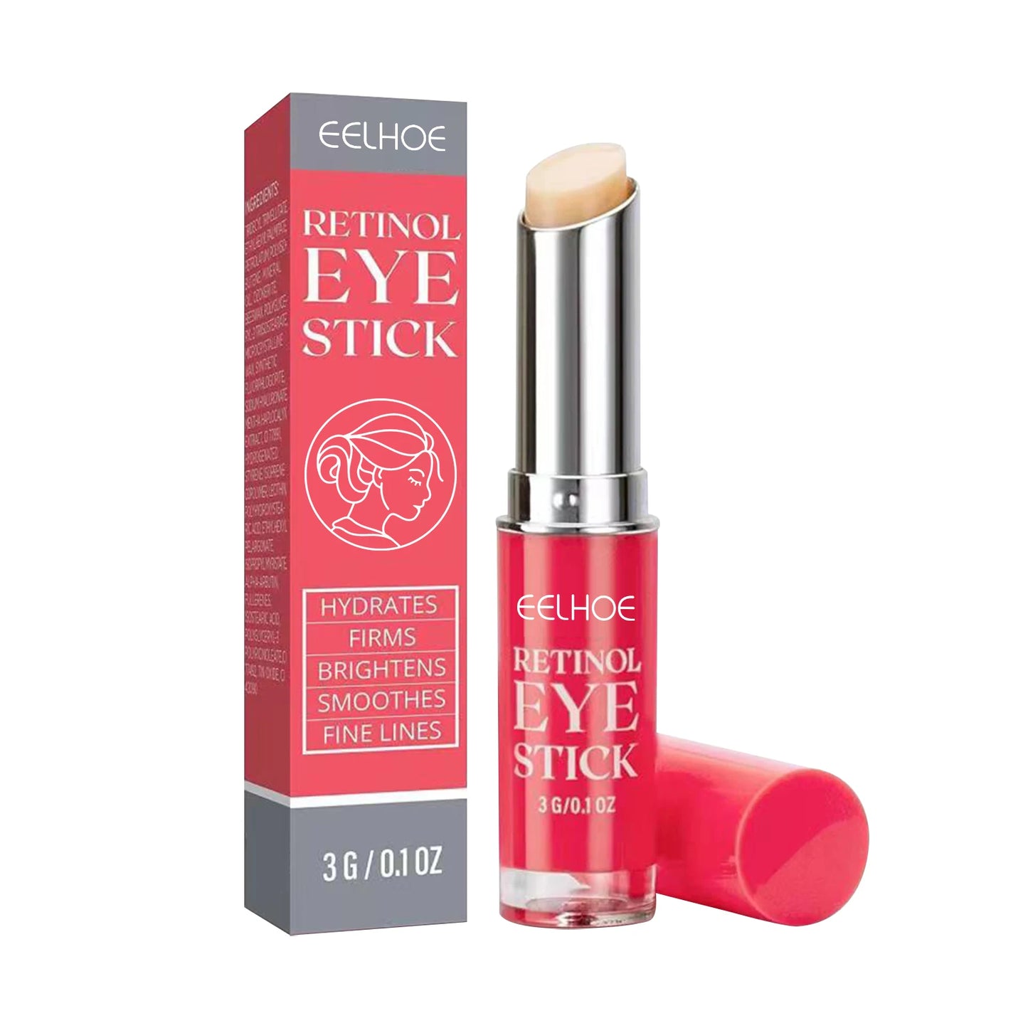 Retinol Eye Cream Wrinkle Remover Lightening Dark Circles Lifting Firming Skin Instant Eye Repair Serum Stick for Women Eye Care