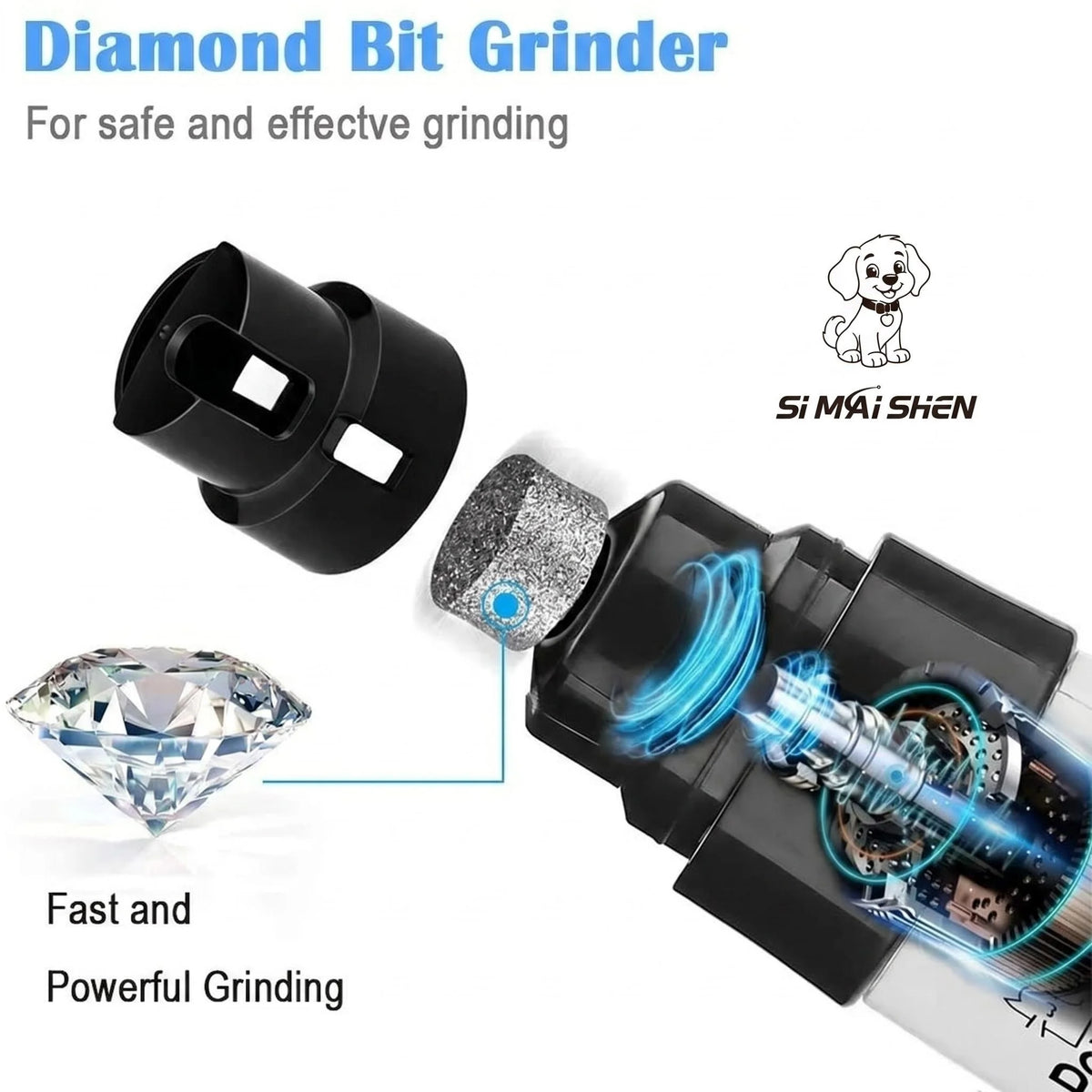 Quiet Rechargeable Nail Grinder - Dog & Cat Paw Trimmer – photo 6