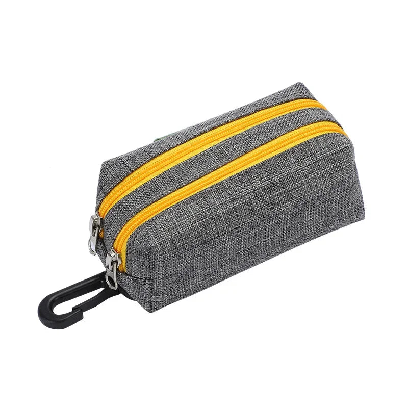 Dog Waste Bag Carrier - Leash Pouch with Storage Pocket