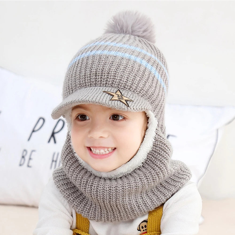 Kids Crochet Hat and Scarf Set - Soft Knit Beanie, 2-8 Years - photo 8