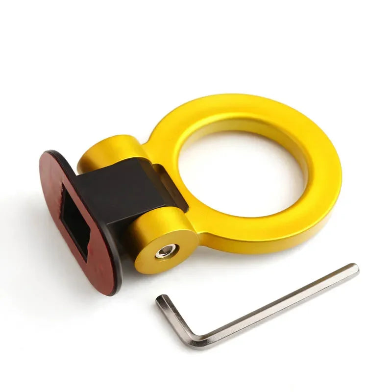 2 Car Style Trailer Hooks Designs,Decorative Car Sticker,Front Rear Trailer,Racing Ring Simulation,Vehicle Trailer Hook