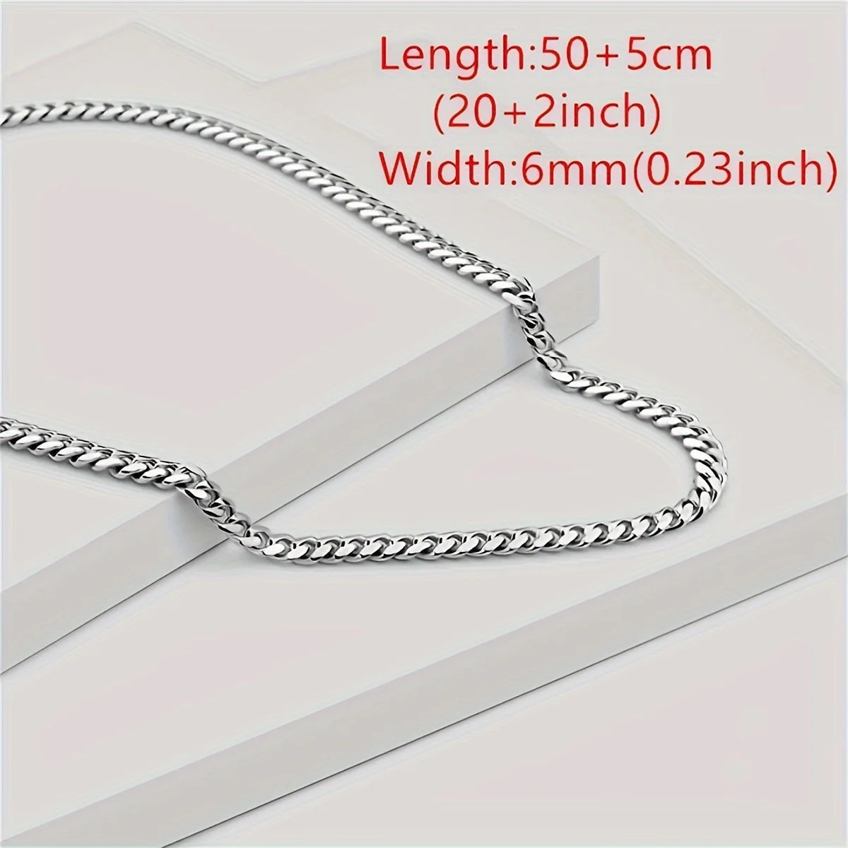 Cuban Chain Necklace for Him — Gift-Boxed Promise Necklace
