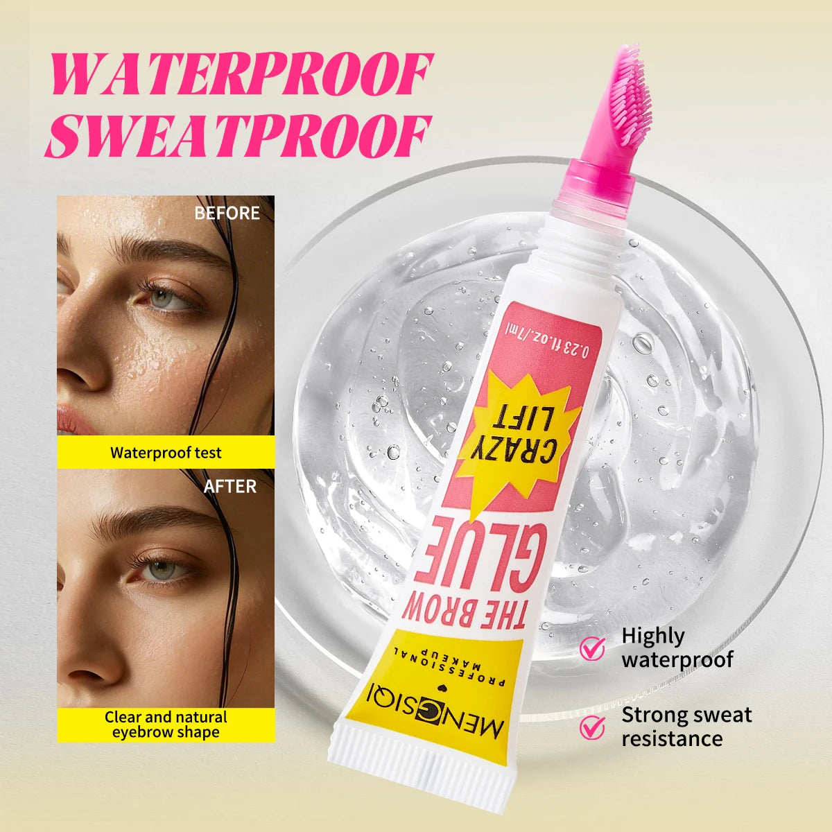 Eyebrow Styling Gel 3D Feathery Wild Brow Wax Waterproof Long Lasting Easy To Wear Shaping Eyebrows Makeup Sculpt Soap Cosmetics