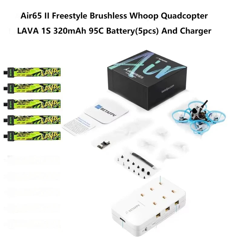 BETAFPV Air65 II Matrix FC 5in1 V2 Brushless Whoop Quadcopter For LAVA 1S II 320mAh Battery/Champion/Racing/Freestyle Drone NEW