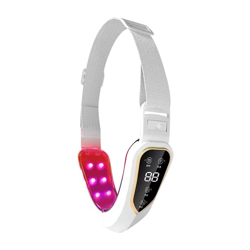 V-Face Massager for Facial Lifting, Tightening, and Sagging Prevention with 12 Adjustable Modes for Home Use