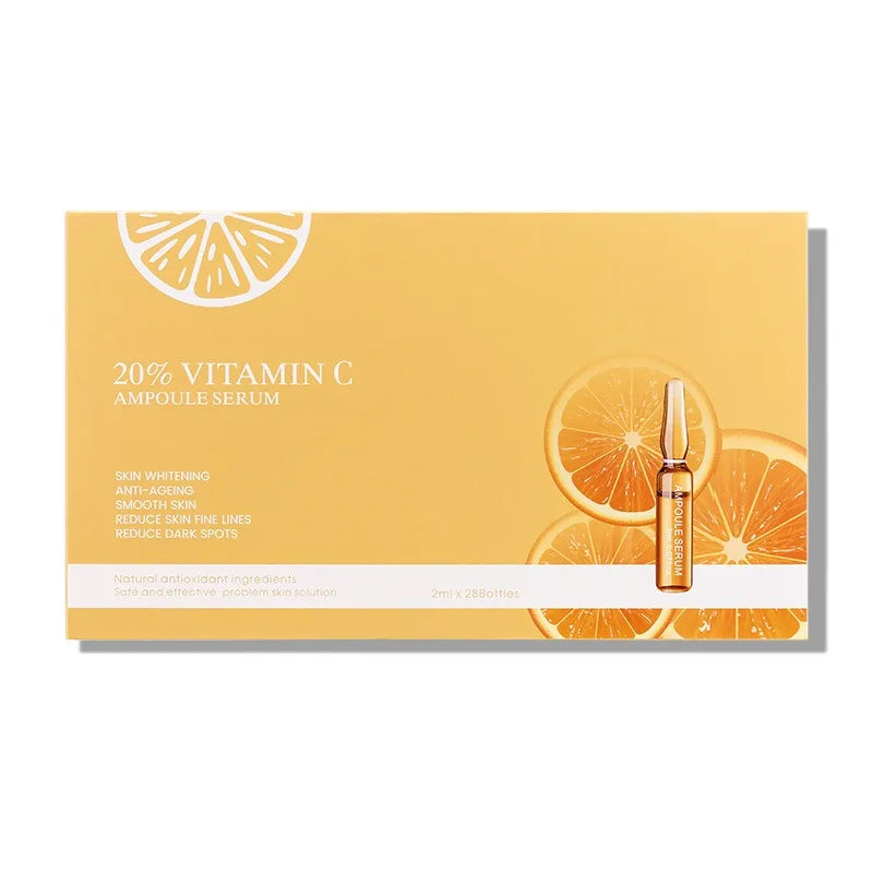 20% Vitamin C Ampoule Serum Set Moisturising Whitening Wrinkle Reducing Anti-Ageing Serum Face Beauty Skin Care