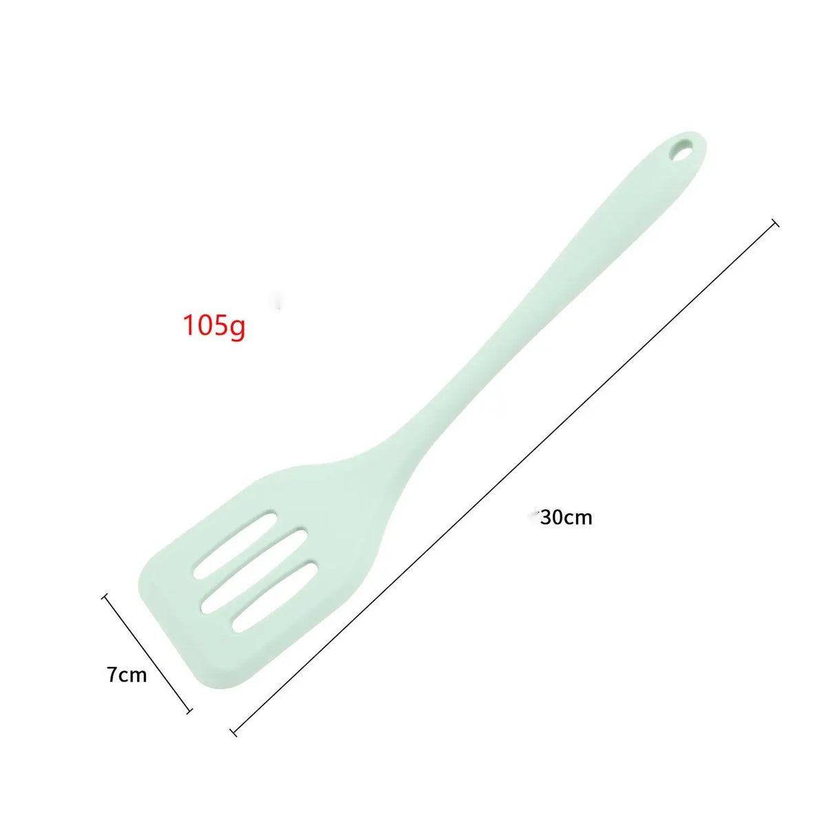 Slotted Silicone Turner - Frying Spatula for Eggs and Fish, 4 Colors - photo 9