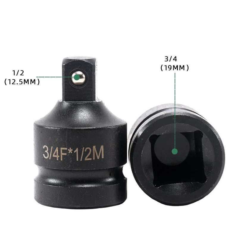1/2 3/8 1/4 3/4 Air Wobble Socket Extension Electric Wrench Air Impact Wrench Converter Socket Joints Ratchet Drive Adapter