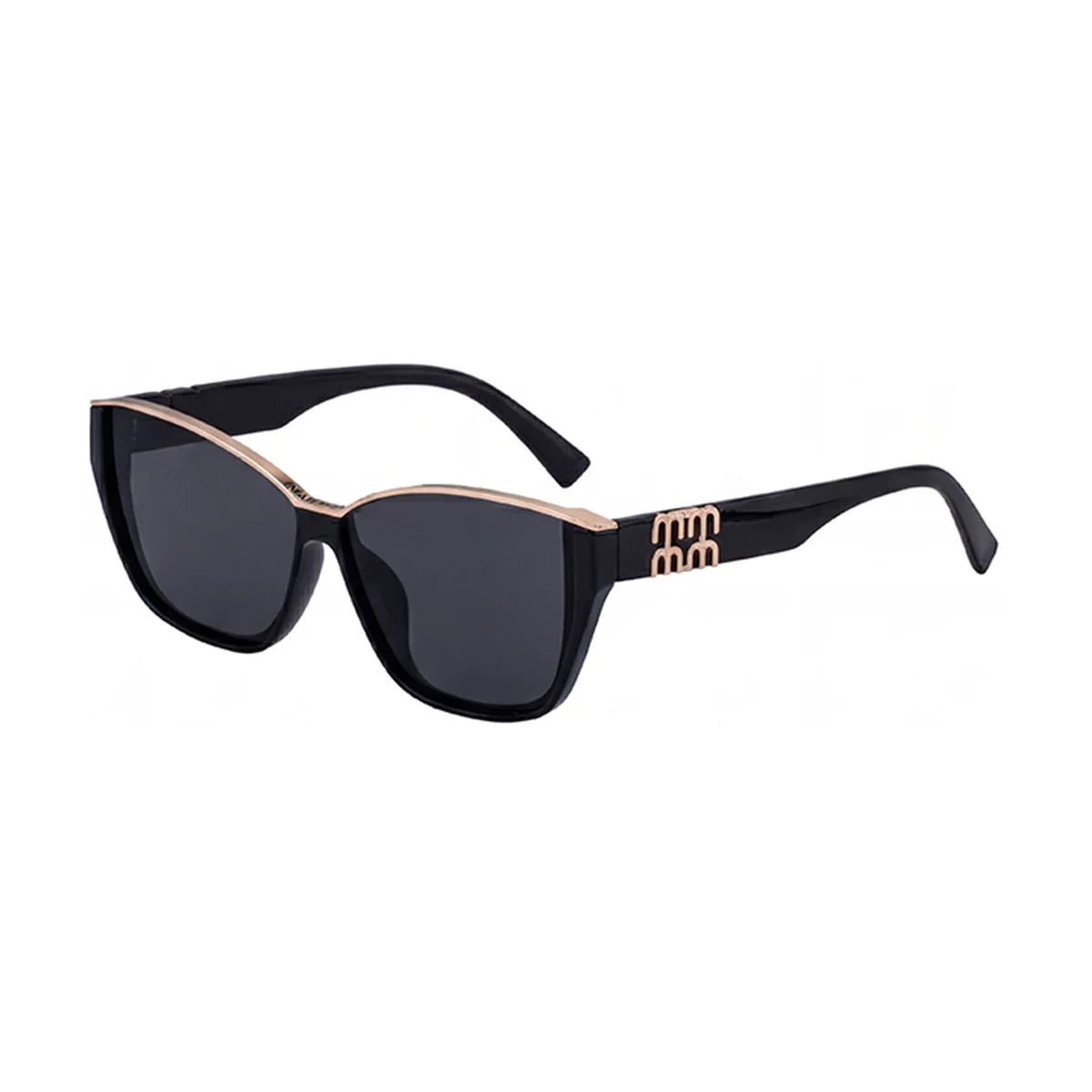 Cat Eye Sunglasses for Women — Metal Temple Detail, UV Shades