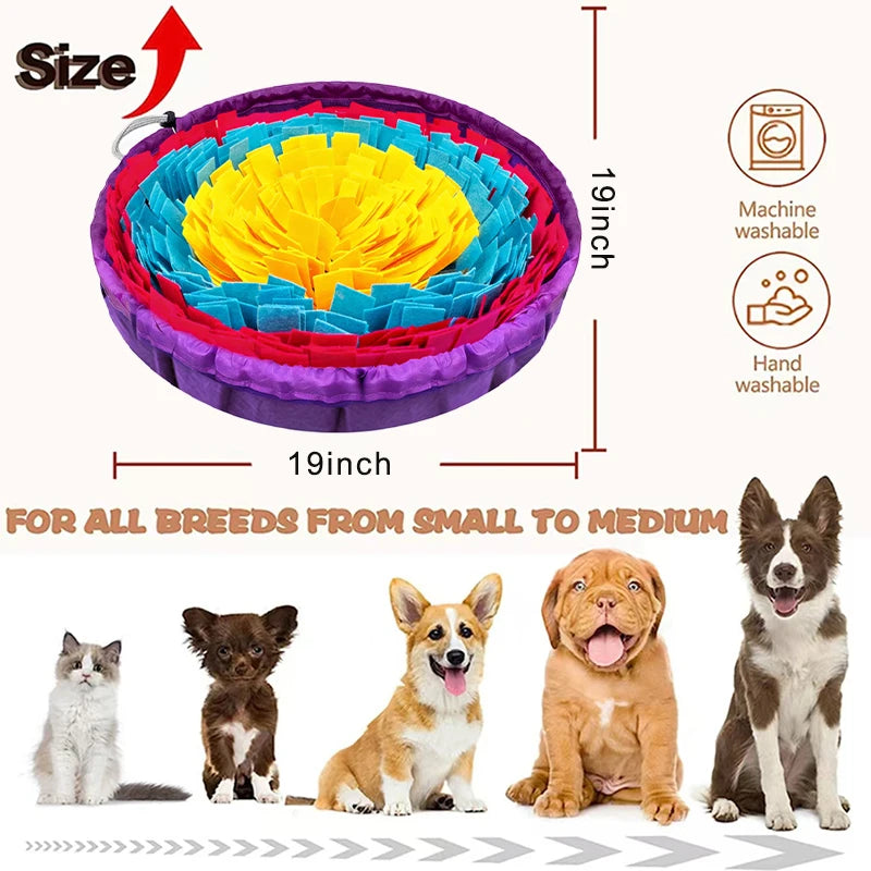 Washable Pet Snuffle Mat - Indoor Nose Work for Dogs & Cats – photo 6