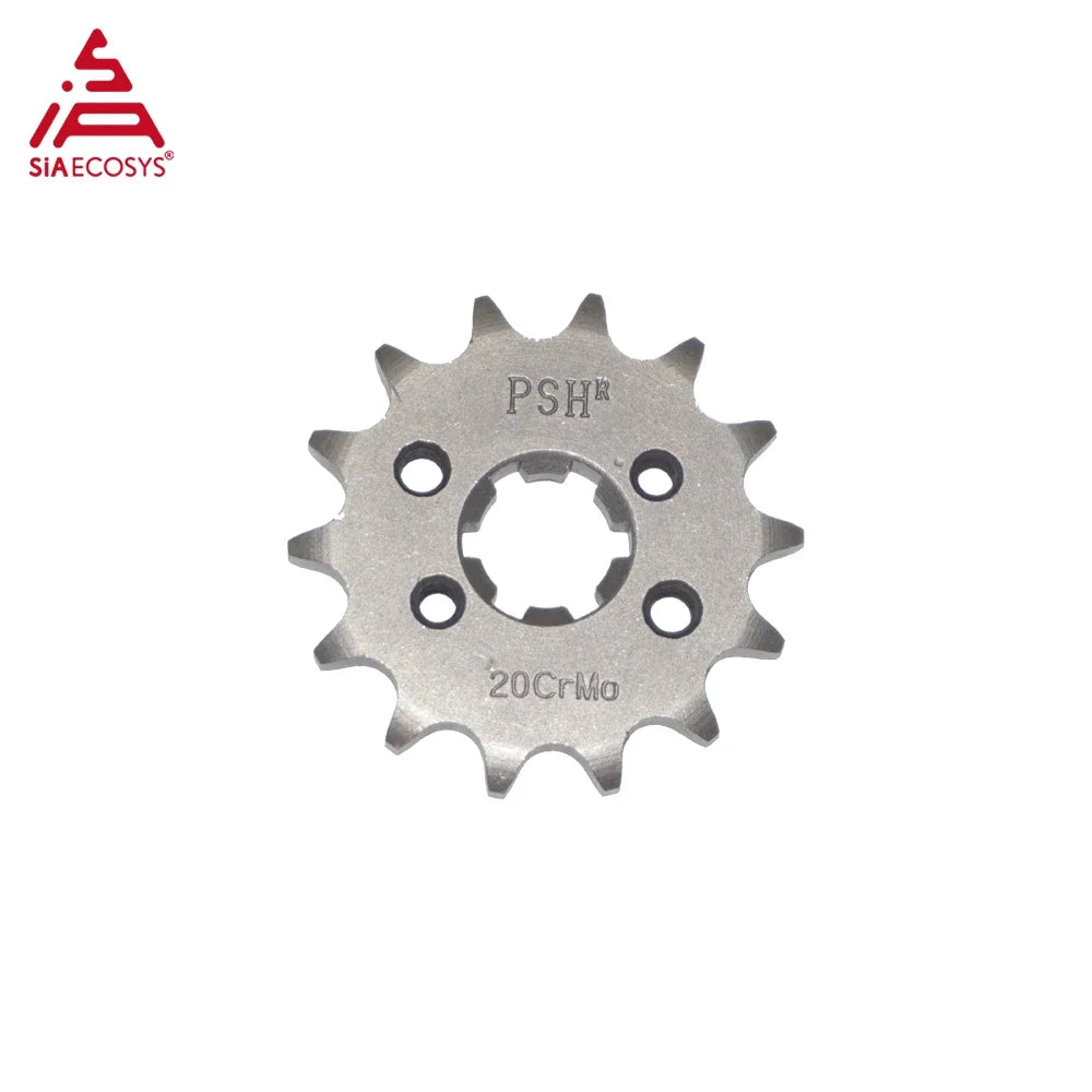 QSMOTOR QS165 60H 12kW IPM PMSM Mid Drive Motor with 1:2.37 Gearbox and 14T Sprocket Encoder and Hall Type