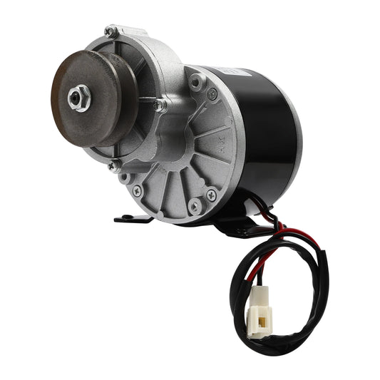 12V 250W Gear Reduction DC Motor — Belt Pulley for E-Bike Builds