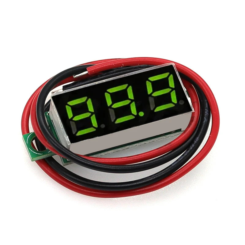 0.28 / 0.36 Inch DC LED Digital Voltmeter 0-100V Voltage Meter Auto Car Mobile Power Voltage Tester Detector 12V Red Green Blue