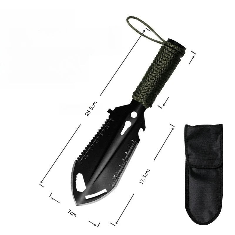 Portable Folding Camping Shovel – Stainless Steel Multifunctional Outdoor & Garden Spade
