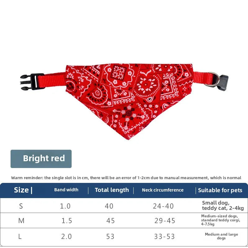 Adjustable Triangle Pet Scarf - Bandana Bib for Cats and Dogs - photo 9