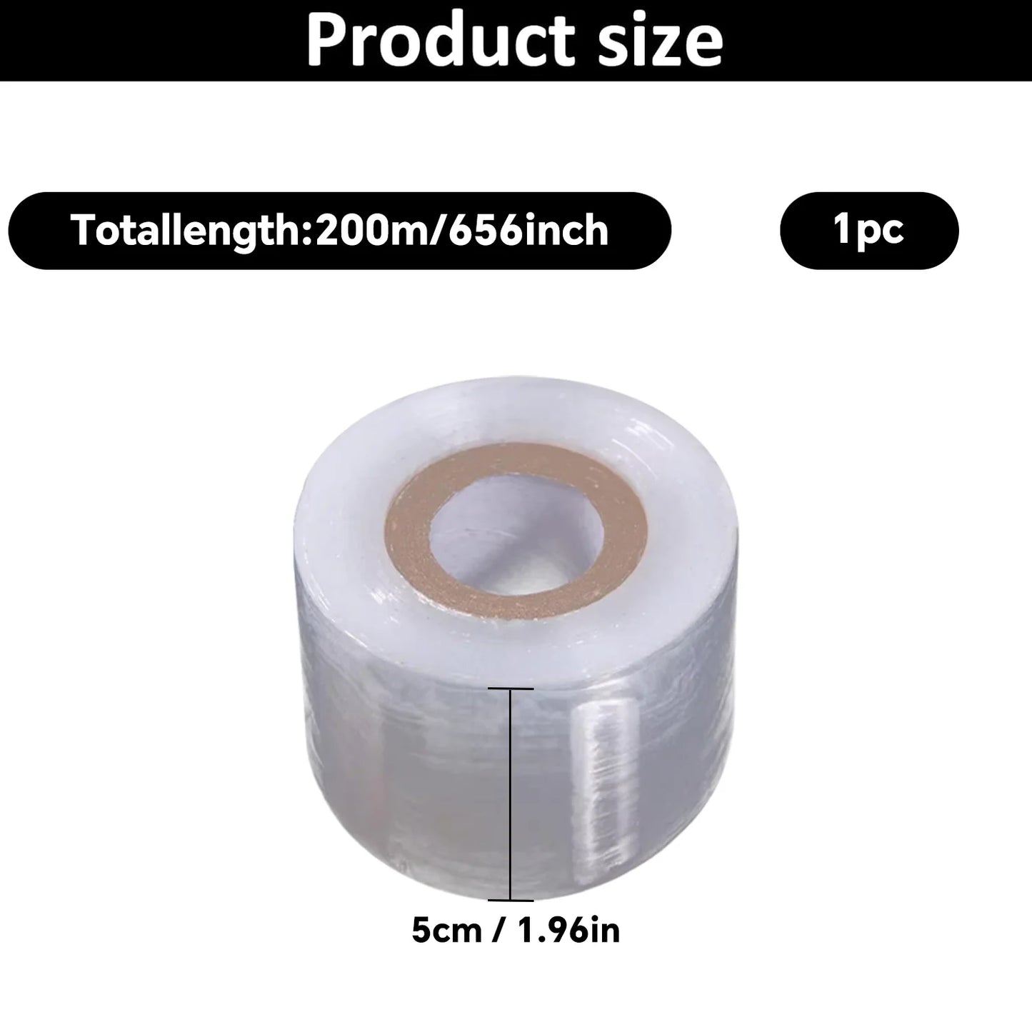 200m Biodegradable Grafting Tape – Eco-Friendly Stretch Graft Binding Film for Plants & Trees