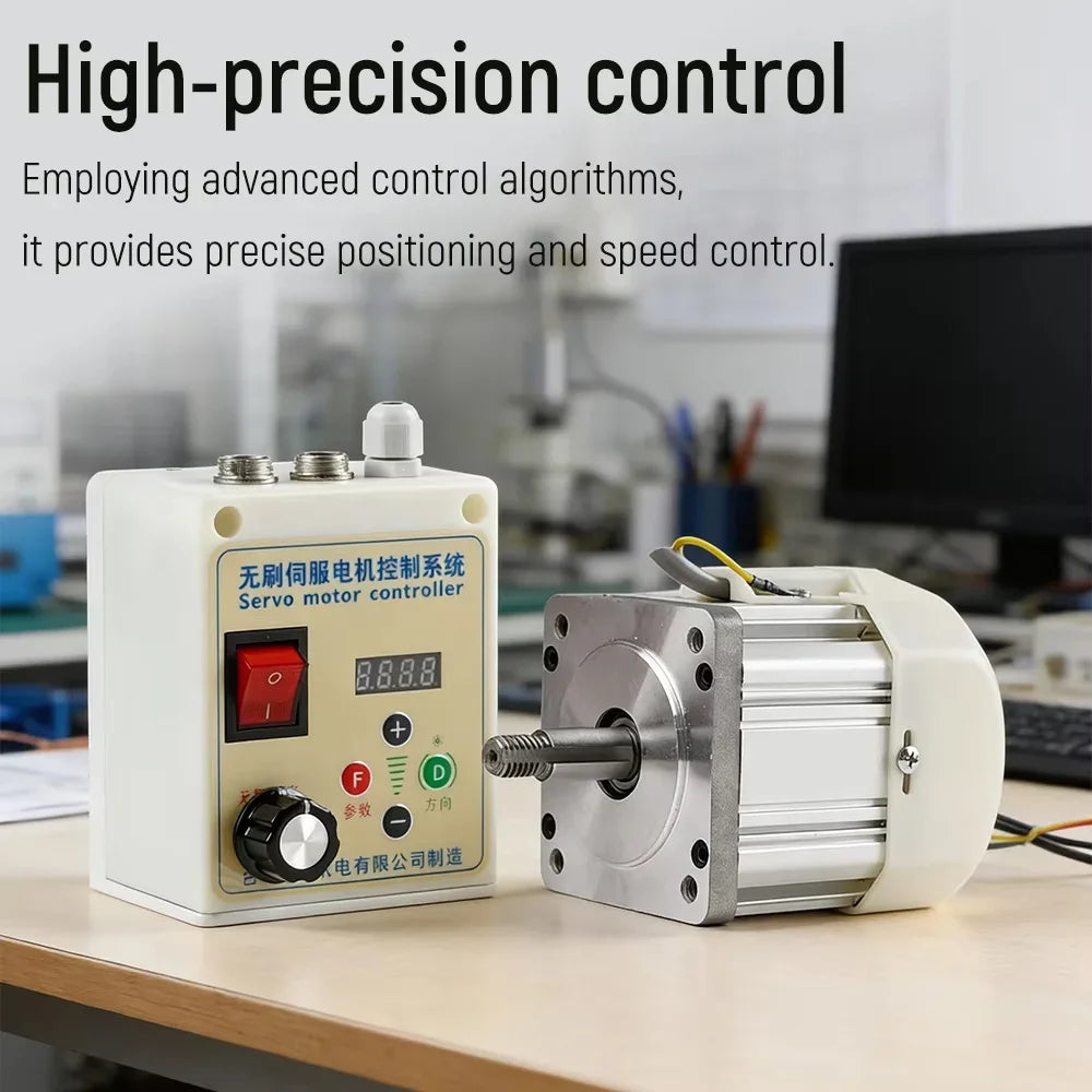 Brushless Servo Motor Kit 110V 220V 550W-2200W for Lathe Machinery CNC Servo motor Servo Motor System Industrial AC Servo Motor