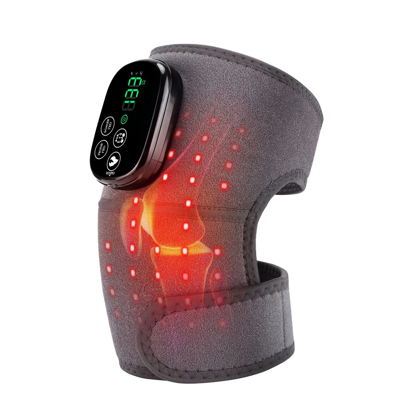 660 and 850nm Near Infrared Light Knee Pad Brace 3 In 1 Heating Shoulder Elbow Joint Massager Thermal Massage Devices Belts Pads