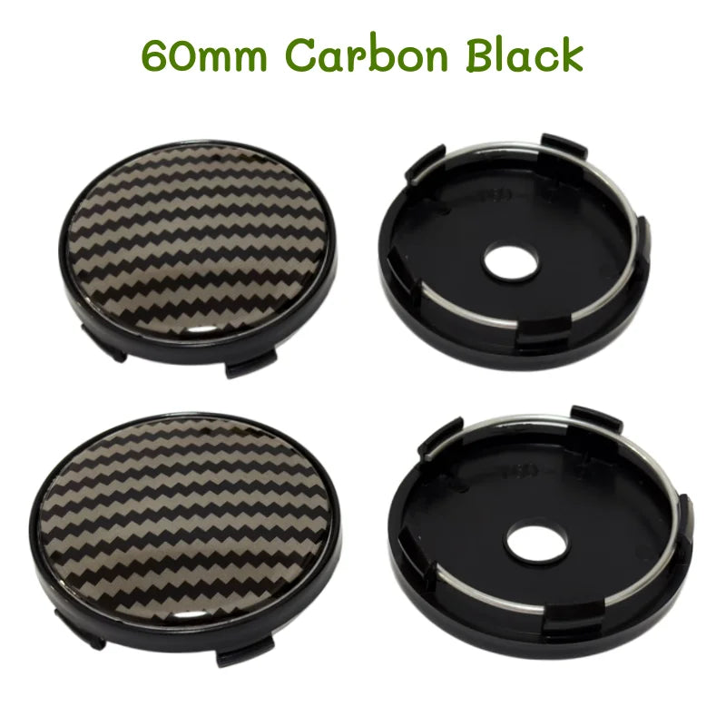 4 pcs Auto Wheel Center Cap 50mm 56mm 60mm 65mm 68mm No Logo Badge Blank Hubcap For Kia Car Rim Tire Decorative Dust-proof Cover