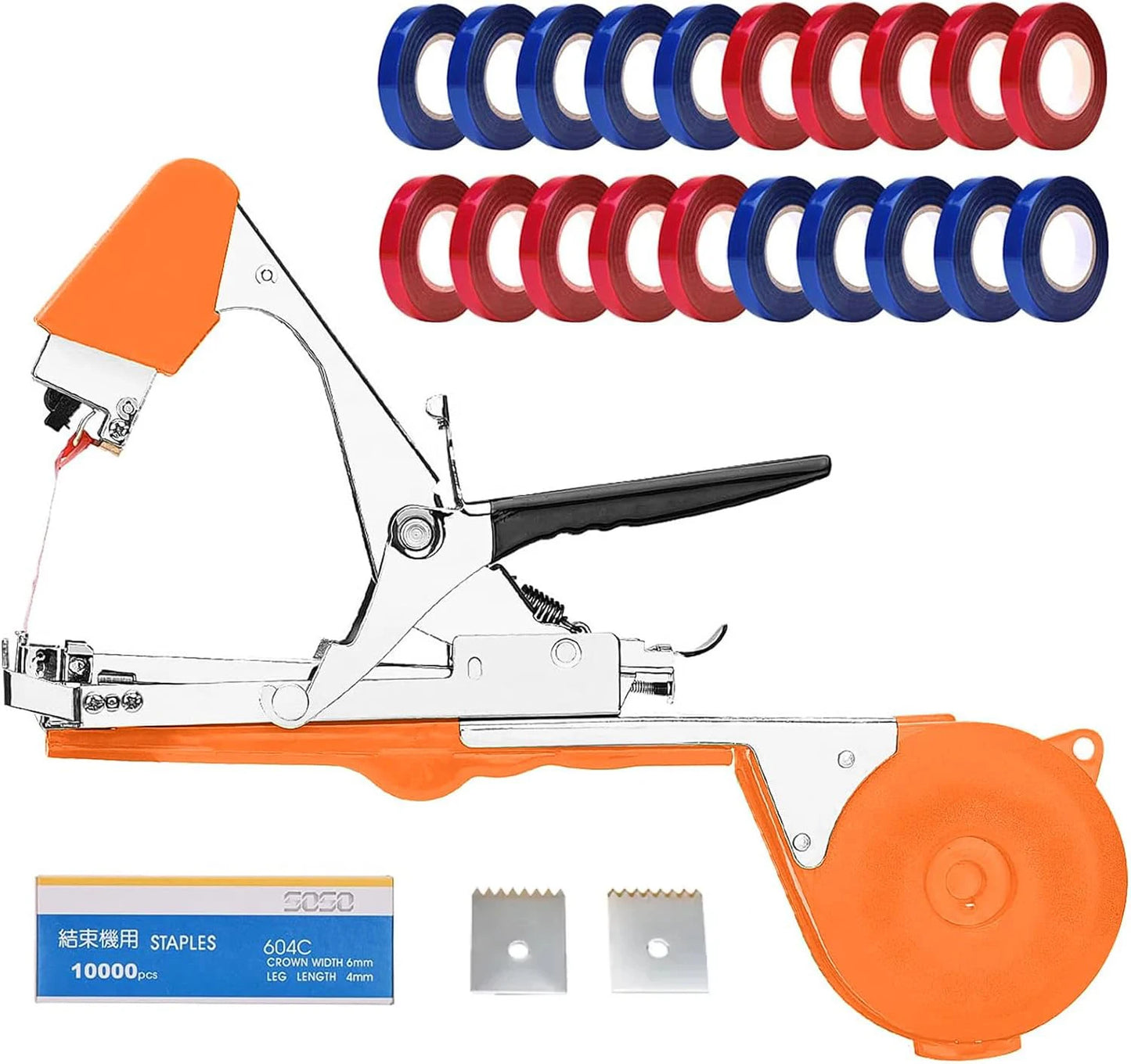 Plant Branch Hand Tying Binding Machine Garden Plants Tying Machine Minced Vegetable Tape Tool Tapener Garden Tools