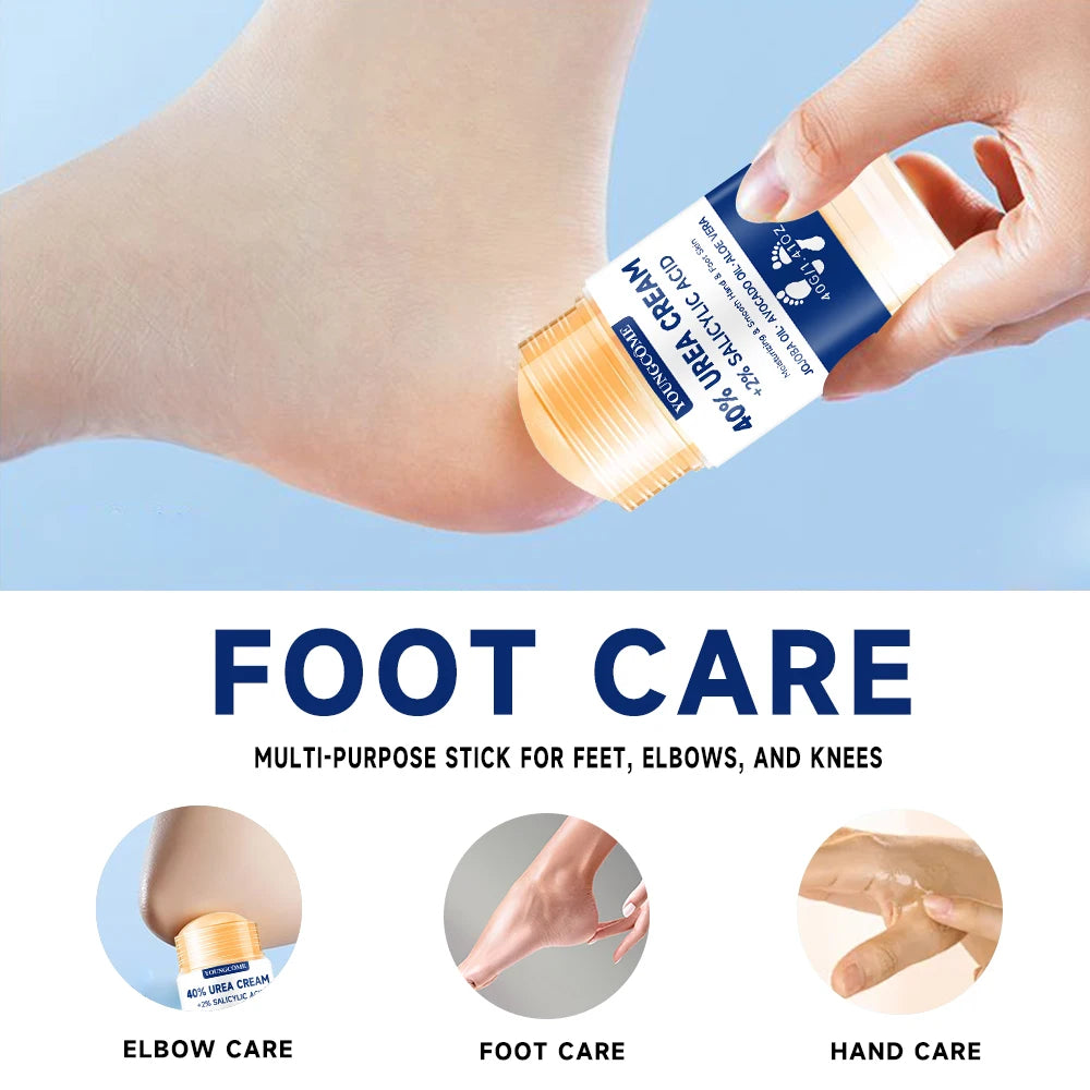 40% Urea Foot Cream +2% Salicylic Acid Moisturizing & Exfoliating, Cracked Heel Repair, Deep Hydration for Dry Feet Long protect