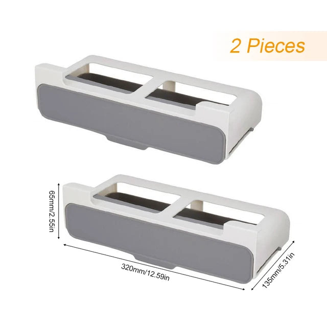 Self-Adhesive Under-Shelf Spice Rack - Wall-Mounted Seasoning Holder - photo 10